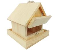 Casa esterna, mangiatoia in legno per uccelli in legno,Nidificazione decorativa Cottage robusti caldi | Casa di nidificazione del legno caldo, decorazione del patio del giardino del nido per la