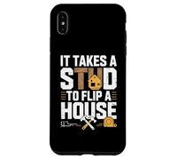Casa Flipping Divertente Immobiliare Ristrutturazione Esperti Pinne Custodia per iPhone XS Max