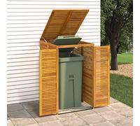 Casa & Giardino,Mobili-Capanno Singolo Pattumiera 70x89x117 cm Legno Massello Acacia
