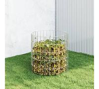 Casa & Giardino, Mobili - Compostiera Giardino 50x50 cm Acciaio Zincato