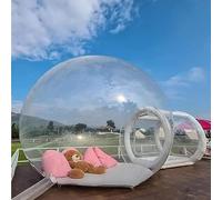Casa Gonfiabile a Bolle, Party Dome Artist Pubblicità Divertimento Palloncino all'aperto Tenda a cupola gonfiabile in cristallo trasparente con bolle di sapone(300cm)
