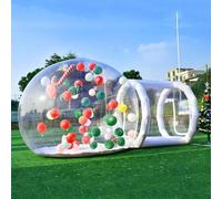 Casa gonfiabile della bolla con il tunnel, tenda impermeabile del PVC per i partiti dei bambini e gli eventi commerciali