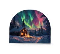 Casa in legno Aurora Portatovaglioli per Tavolo Cucina Decorazione Acrilico Portatovaglioli di Carta per Sala da Pranzo Tessuti Interni Esterni Festa