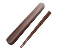 Casa In Legno Massello di noce Bacchette Set con la Scatola Della Cassa