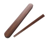 Casa In Legno Massello di noce Bacchette Set con la Scatola Della Cassa