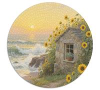 Casa in pietra coperta di fiori Jigsaw Puzzle Impossibili 1000Pcs vista Decorazione Per La Casa. Rilassamento E Intelligence Per Adulti E Ragazzi Da 14 Anni 1000pcs (67.5x67.5cm)