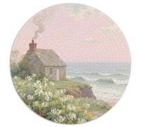 Casa in pietra coperta di fiori Jigsaw Puzzle Impossible 1000 Pezzi vista Decorazione Per La Casa. Giochi Rilassamento E Intelligence Per Adulti E Ragazzi Da 14 Anni 1000pcs 67.5x67.5cm)