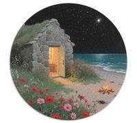 Casa in pietra coperta di fiori Jigsaw Puzzle Impossible 1000 Pezzi vista Decorazione Per La Casa. Rilassamento E Intelligence Per Adulti E Bambini Da 12 Anni 1000pcs (67.5x67.5cm)