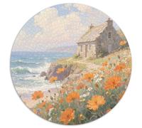 Casa in pietra coperta di fiori Puzzle Impossibili 1000 Pezzi vista Decorazione Per La Casa. Rilassamento E Intelligence Per Adulti E Ragazzi Da 14 Anni 1000pcs (67.5x67.5cm)