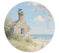 Casa in pietra coperta di fiori Puzzle Impossibili 1000Pcs vista Decorazione Per La Casa. Giochi Rilassamento E Intelligence Per Adulti E Ragazzi Da 14 Anni 1000pcs (67.5x67.5cm)