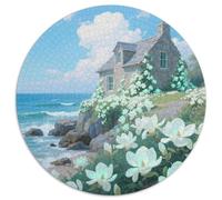 Casa in pietra coperta di fiori Puzzle Impossible 1000Pcs vista Decorazione Per La Casa. Giochi Rilassamento E Intelligence Per Adulti E Ragazzi Da 14 Anni 1000pcs (67.5x67.5cm)