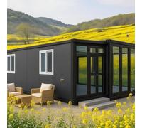 Casa leggera del contenitore della casa piccola efficiente dello spazio, case minuscole prefabbricate perfette da vendere, piccole case ideali in cui vivere per gli adulti, progettazione per tutte le