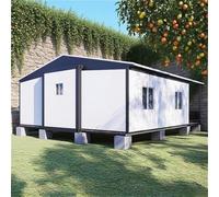 Casa leggera prefabbricata modulare compatta del contenitore della casa piccola da vendere, casa pieghevole portatile per gli adulti con la struttura rinforzata