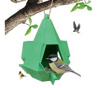 Casa Mangiatoia Per Uccelli | Stazione Di Cibo Appeso | Piccola Mangiatoia Per Con Tetto Design E Facile Riempimento,Per Adulti E Anziani Osservare Pinzoni Giardino Balcone