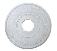 Casa Medaglione Rotondo PU Decorativo Ventilatore a Soffitto Apparecchi di Illuminazione Coperture Piastra Plafoniera Lampada a Sospensione Base Casa Miglioramento