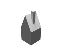 Casa Miniatura Stampata 3D Pedina Gioco da Tavolo Educativo Hour of Code