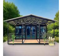 Casa minuscola mobile in cui vivere per adulti- Casa prefabbricata del contenitore di 6,6 m o 10,2 m, piccola casa espandibile in vendita, casa piccola moderna della famiglia con cucina, bagno e