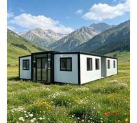 Casa minuscola modulare pieghevole espandibile 20ft 40ft del contenitore | Multi Room supporta la vita familiare con spazi dedicati per camera da letto, cucina, bagno e attività comuni