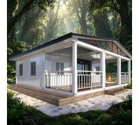 Casa minuscola prefabbricata con spazio flessibile per l'alloggio degli | Casa contenitore con comode zone interne, ideale per stanze in cortile, case vacanze, suite per gli ospiti