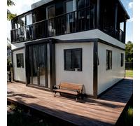 Casa minuscola prefabbricata della casa del contenitore della camera da letto di installazione rapida 2 da vendere, ideale per le famiglie o la vita fuori griglia