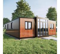 Casa minuscola prefabbricata di lusso - Case espandibili del contenitore di spedizione 20ft 30ft 40ft case minuscole prefabbricate in cui vivere per adulti 1-3 camere da letto con cucina e bagno
