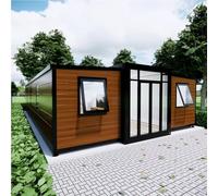 Casa minuscola prefabbricata di lusso - Case espandibili del contenitore di spedizione 20ft 30ft 40ft case minuscole prefabbricate in cui vivere per adulti 1-3 camere da letto con cucina e bagno