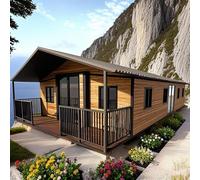 Casa minuscola prefabbricata espandibile - Casa modulare del contenitore 20FT/40FT con 1-5 camere da letto e terrazza - Piccola casa portatile in cui vivere in vendita