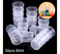 Casa Misurino Laboratorio Plastica Scuole 30Pcs Becher Bevanda Graduato