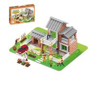 Casa Modello - Puzzle architettonico modello giocattolo - Kit fai da te di piccola casa - per adolescenti, studenti, decorazione, scaffale, comodino, dormitorio, appartamento, soggiorno, camera del