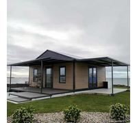 Casa modulare pieghevole espandibile, spazio abitativo prefabbricato di 6 ㎡/9 ㎡/12 ㎡ con piani personalizzabili