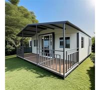 Casa modulare prefabbricata con 3 camere da letto - Kit pieghevole per casa piccola con bagno, casa contenitore portatile per vivere a tempo pieno