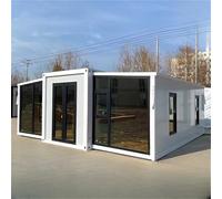 Casa modulare prefabbricata espandibile contenitore casa con 3 camere da letto per soggiorno sostenibile 2-Room Granny Flat Villa Cucina Bagno Pannello sandwich prefabbricato Supermercati
