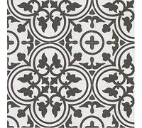 Casa Moro Piastrelle Mediterranea, Orientali Flavie Blanc 20x20 cm, Gres Porcellanato Effetto Cemento, Resistenti al Gelò, per Cucina, Corridoio, Bagno, FL7003