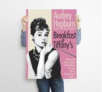 Casa Muro Art Poster Stampa Audrey Hepburn COLAZIONE DA TIFFANY A4 A3 A2 A1 A0