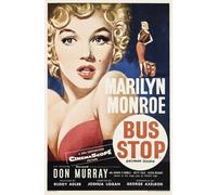 Casa Muro Art Print-Vintage Film Poster -bus Stop Marilyn Monroe - A4,A3,A2
