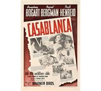 Casa Muro Art Print-Vintage Film Poster - Casablanca - A4,A3,A2,A1