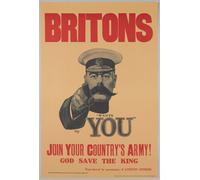 Casa Muro Art Print-Vintage Guerra Poster -britons Wants You 1914 -A4 ,A3,A2