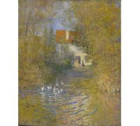 Casa Muro Stampa Poster - Claude Monet - The Anatra Stagno - A4, A3, A2, A1, A0