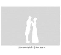 Casa Muro Stampa Poster - Libro Su Pagina - Pride & Prejudice Jane Austen - A0