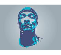 Casa Muro Stampa Poster - Pop Ventola Art - Snoop Cane - A4, A3, A2, A1, A0