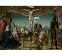 Casa Muro Stampa Poster - The Crucifixion - Juan De Flandes -A4 , A3,A2,A1,A0