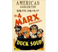 Casa Muro Stampa - Vintage Film Poster -anatra Zuppa Marx BROTHERS-A4,A3,A2,A1