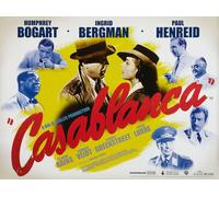 Casa Muro Stampa - Vintage Film Poster - Casablanca - A4,A3,A2,A1