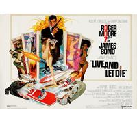 Casa Muro Stampa -vintage Film Poster - James Bond Live E Lasciare Die -A4 , A3,
