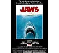 Casa Muro Stampa - Vintage Film Poster - Jaws - A4, A3, A2, A1,