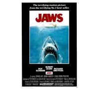 Casa Muro Stampa - Vintage Film Poster - Jaws - A4, A3, A2, A1, A0