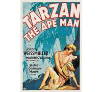 Casa Muro Stampa - Vintage Film Poster - Tarzan Ape Uomo - A4,A3,A2,A1