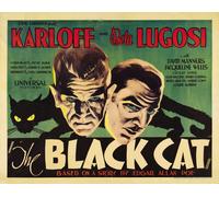 Casa Muro Stampa - Vintage Film Poster - The Nero Gatto - A4,A3,A2,A1
