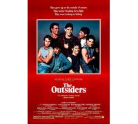Casa Muro Stampa - Vintage Film Poster - The Outsiders - A4,A3,A2,A1
