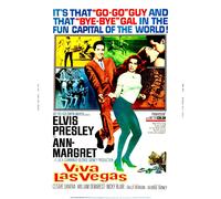 Casa Muro Stampa - Vintage Film Poster - Viva Las Vegas - A4, A3, A2,